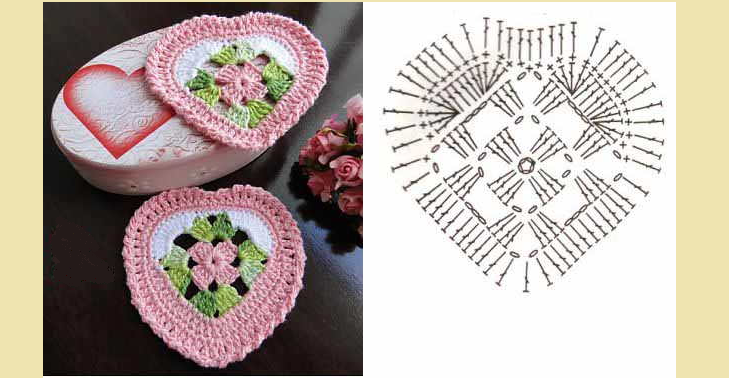 Crochet heart