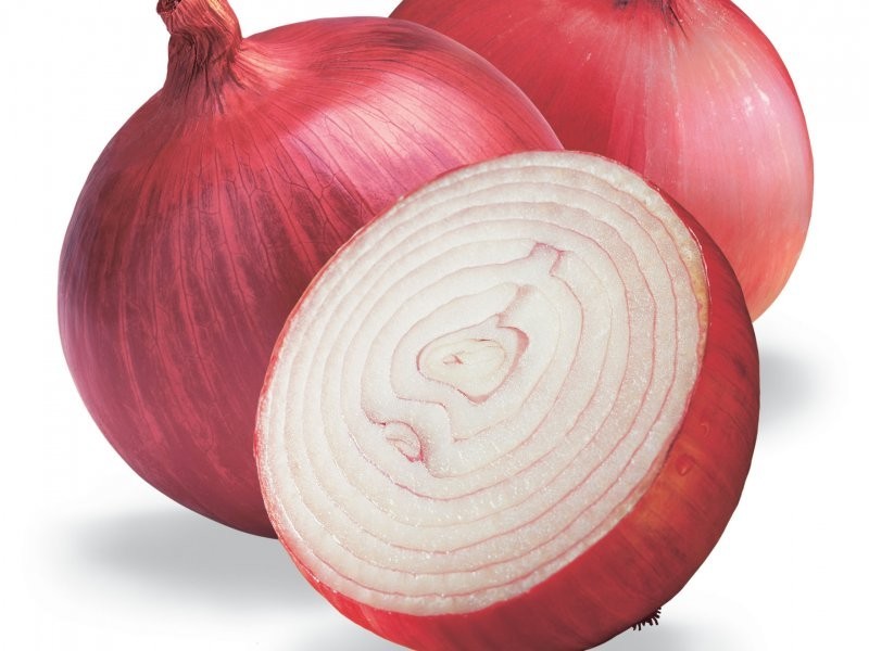Baked onion - canting skin medicine