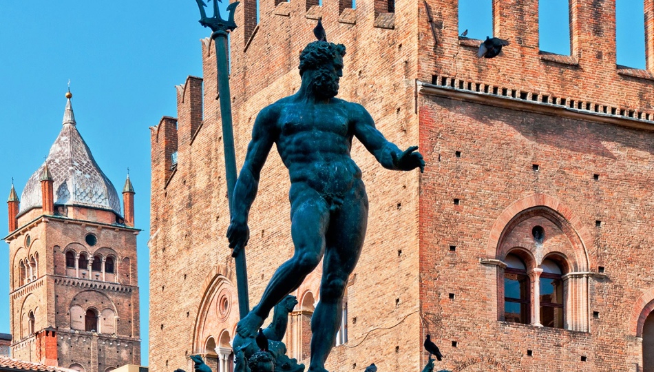 Neptun szökőkút, Bologna, Olaszország