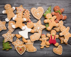 Ginger Cookies - Como cozinhar: Receitas para o Ano Novo em 5 minutos, Classic, com mel, canela, glacê em casa