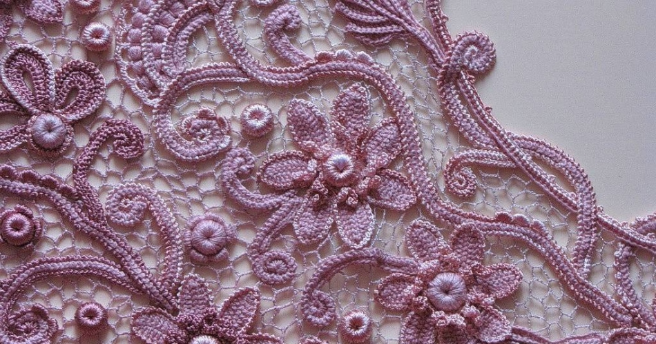 Dentelle irlandaise au crochet, motif 15