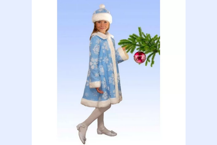 Snow Maiden costume for girls: Idea