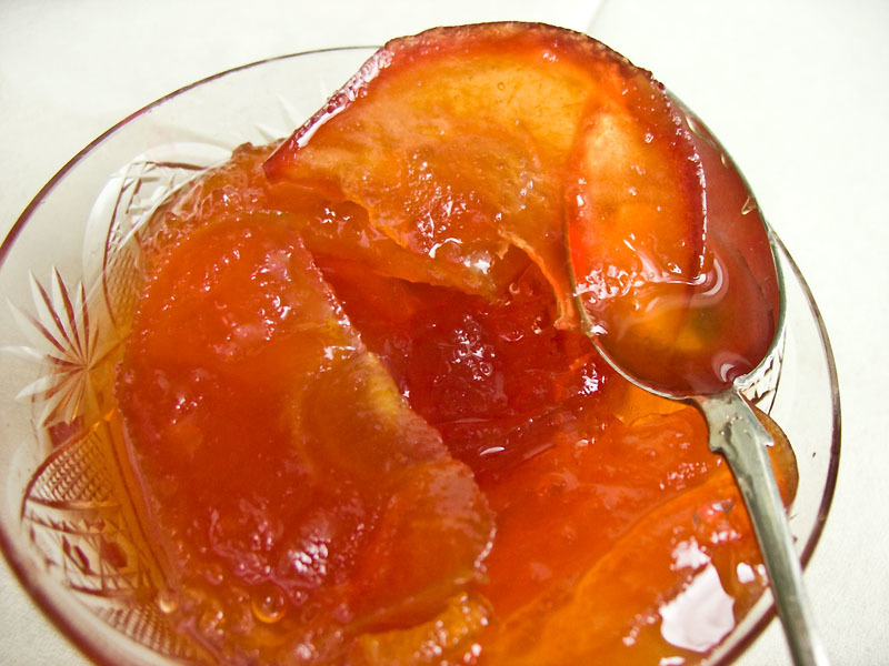 Tranches de confiture de pomme