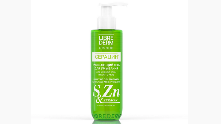 Gel for washing oily and combined skin