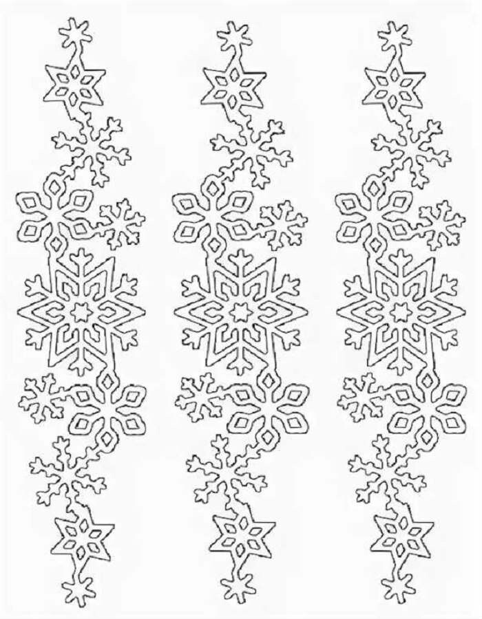 Printing snowflakes to print