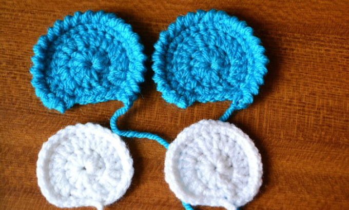 Chapeau Mishka Teddy Crochet: Étape 8