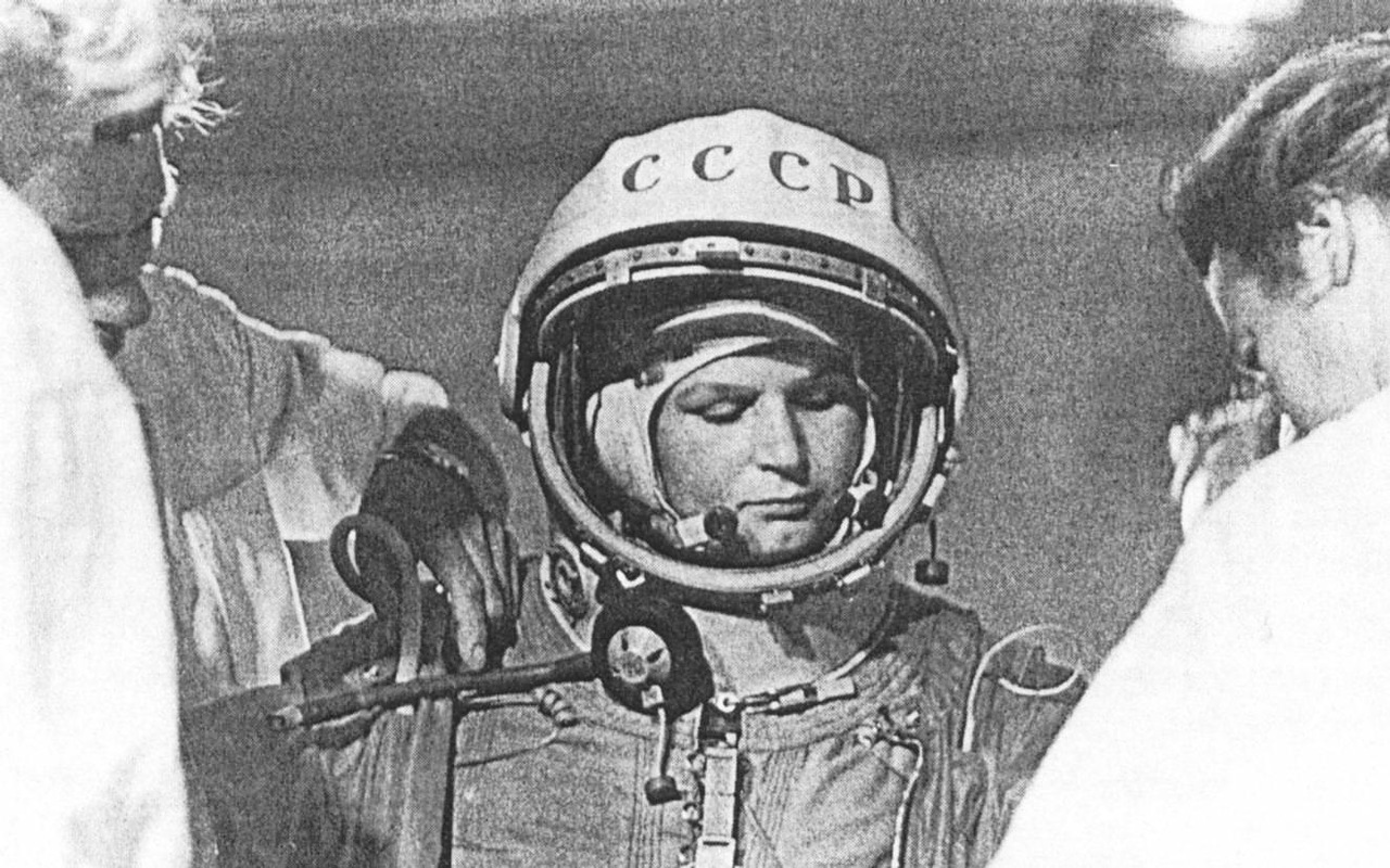 The first woman-cosmonaut in the history of the USSR