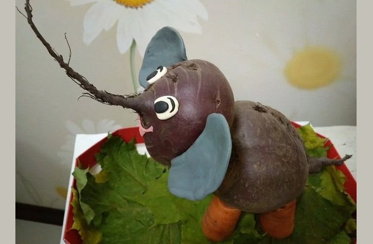Elephant from beets