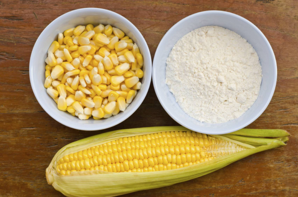 L'amidon de maïs rendra la poudre plus utile