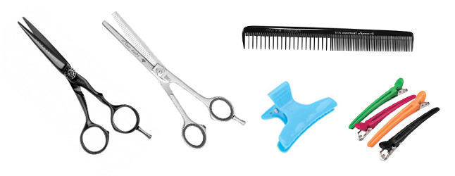 Outils pour les coupes de cheveux