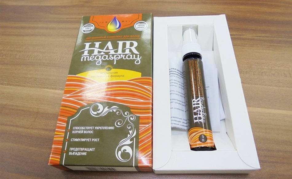 Οι οδηγίες Megaspray για τα μαλλιά για χρήση