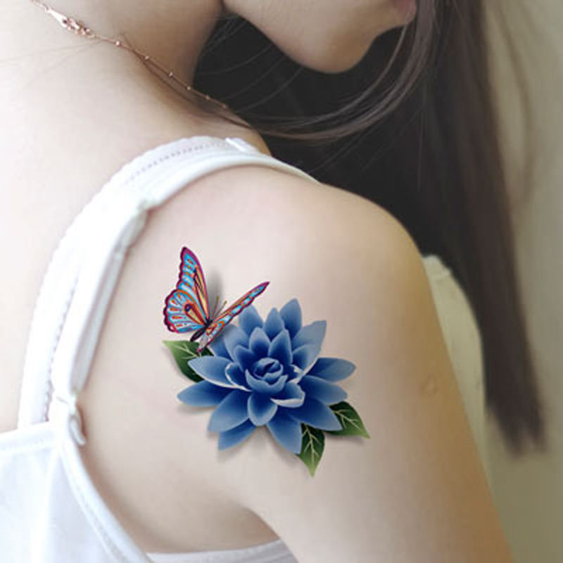 Татуировки женские цветы