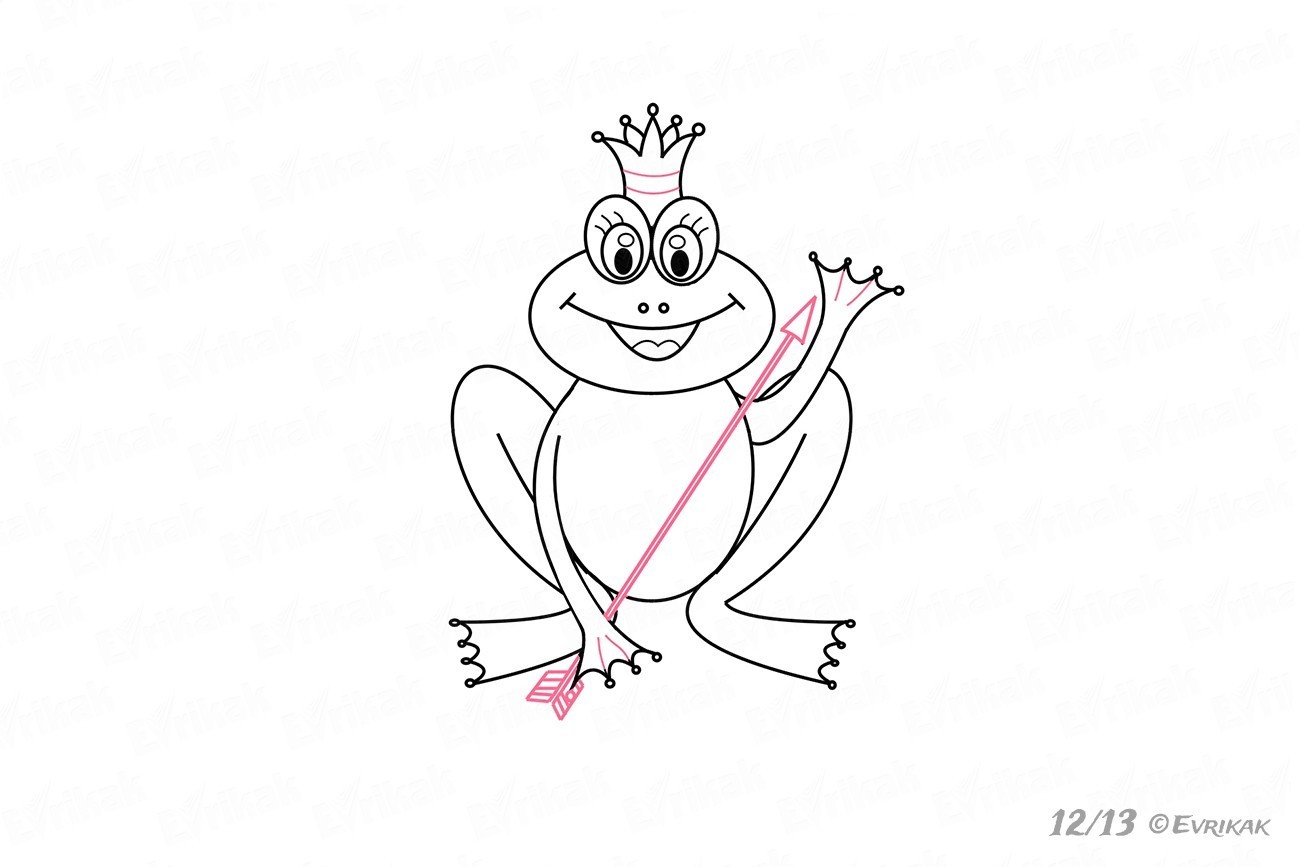 Сказочный герой поэтапно. Рисунок Царевна лягушка 2 класс легко для детей. Иллюстрация к сказке Царевна лягушка нарисовать поэтапно. Царевна лягушка поэтапное рисование. Рисунок по сказке Царевна лягушка поэтапно.