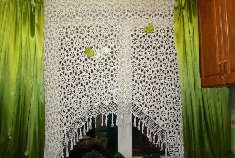Crochet curtains - design master Fixmaster74.ru