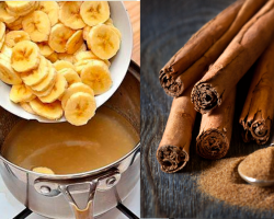 What will happen if you boil a banana with cinnamon and drink this water overnight, before bedtime?