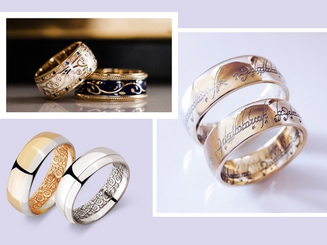 Обязательно ли покупать одинаковые обручальные кольца новобрачным на свадьбу? Можно ли купить обручальные кольца разного цвета?