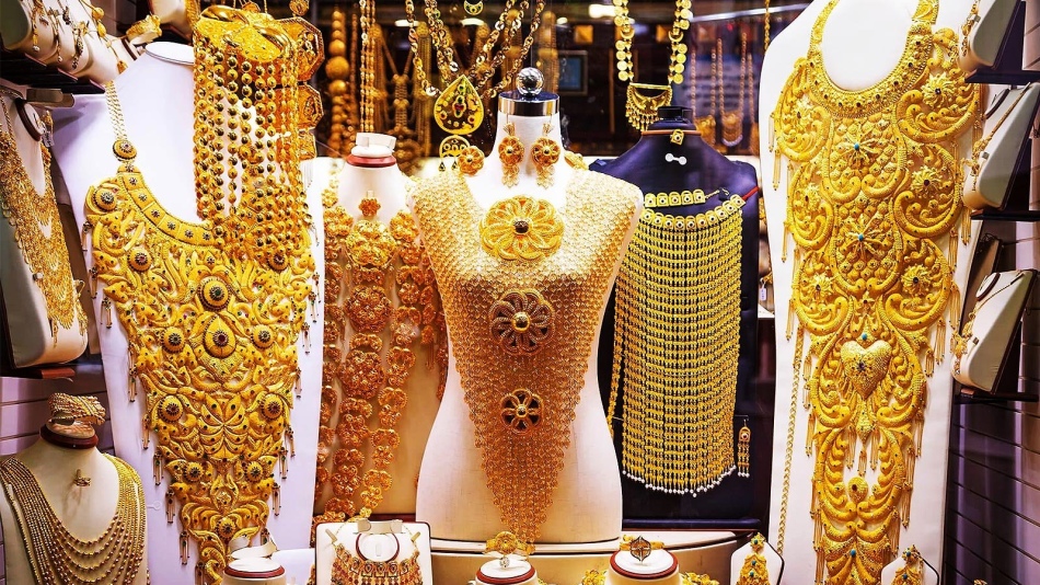 Golden market in Dyra, Dubai, UAE