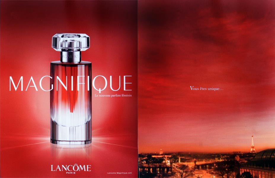 Famous, popular female perfume