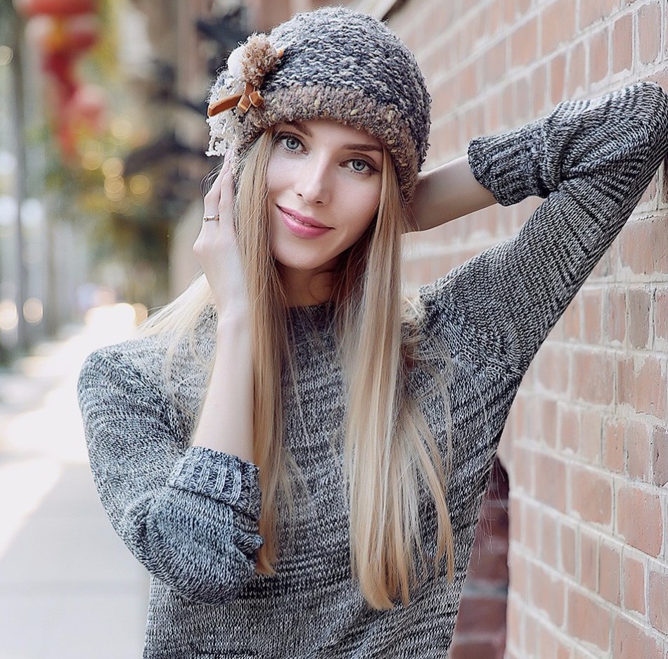 Модные зимние шапки женские вязаные