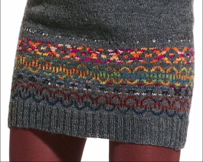 Modèles uniques pour les jupes tricoter