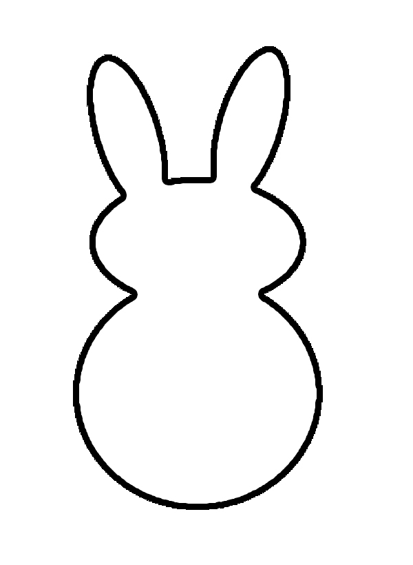 Шаблон зайца (кролика) 23