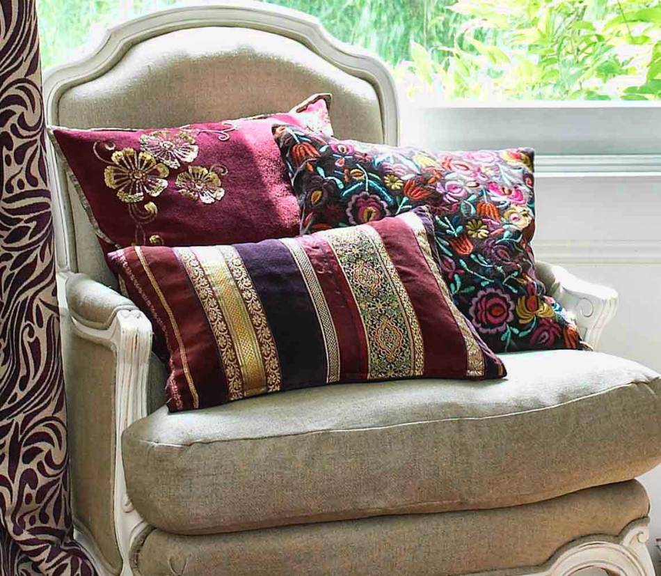 Cara menjahit sarung bantal dekoratif, sofa, interior: cara yang indah