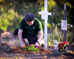 Recaudado dinero, cosas cerca del cementerio: qué hacer, consecuencias