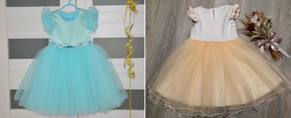 Dresses for a costume doll for the new year