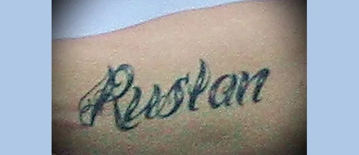 Tetovaža z imenom Ruslan