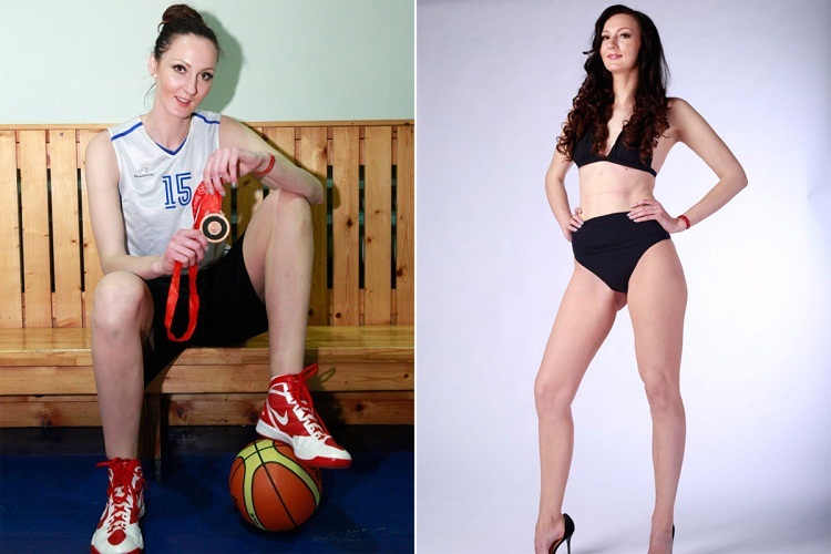 Katya began her career with basketball