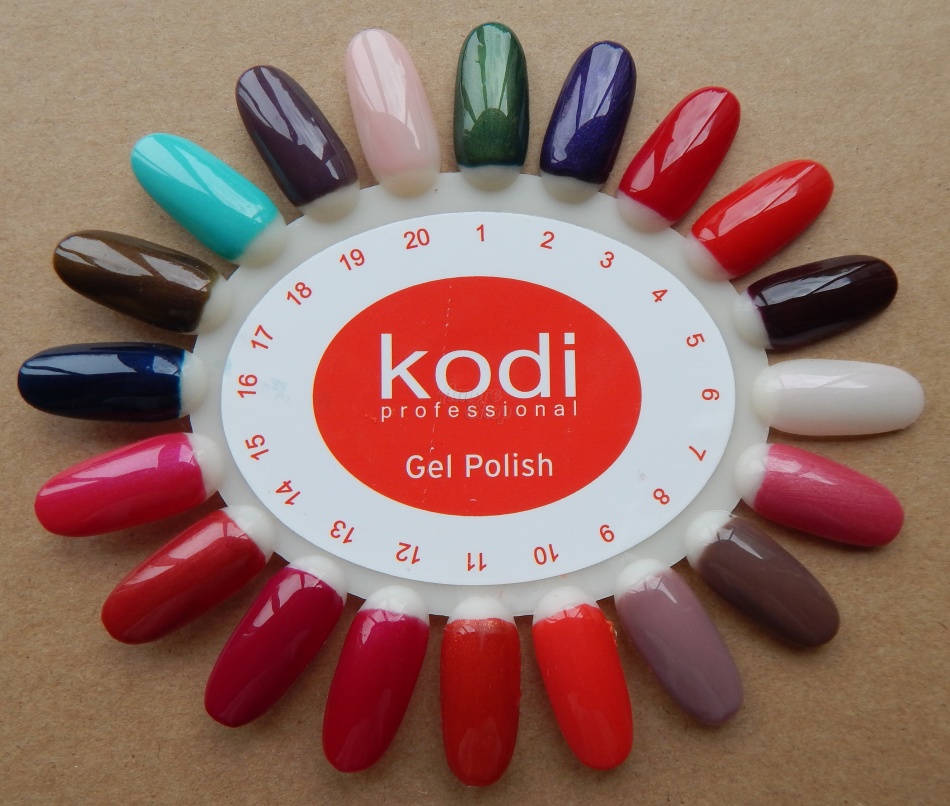 Kodi Professional Gel Polishes senang dengan palet
