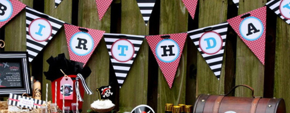 How to decorate a room for a pirate birthday