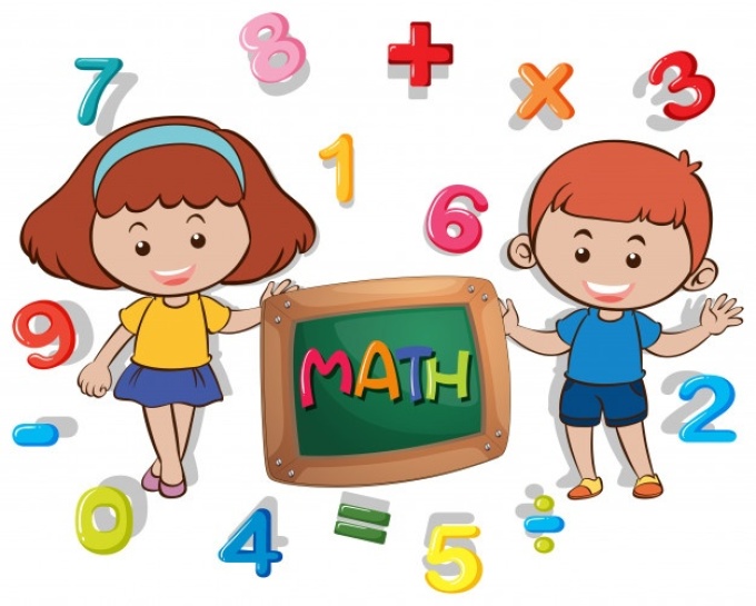 Mathematical songs with numbers and numbers for children