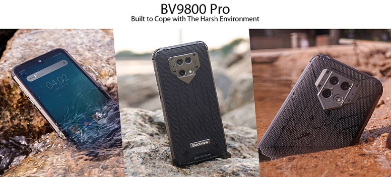 Blackview -bv9800 -védett, anti -shut -off, vízálló okostelefon