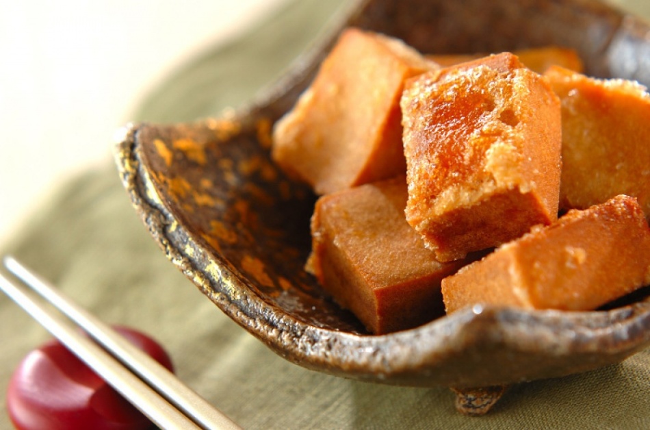 Formaggio di soia in panning