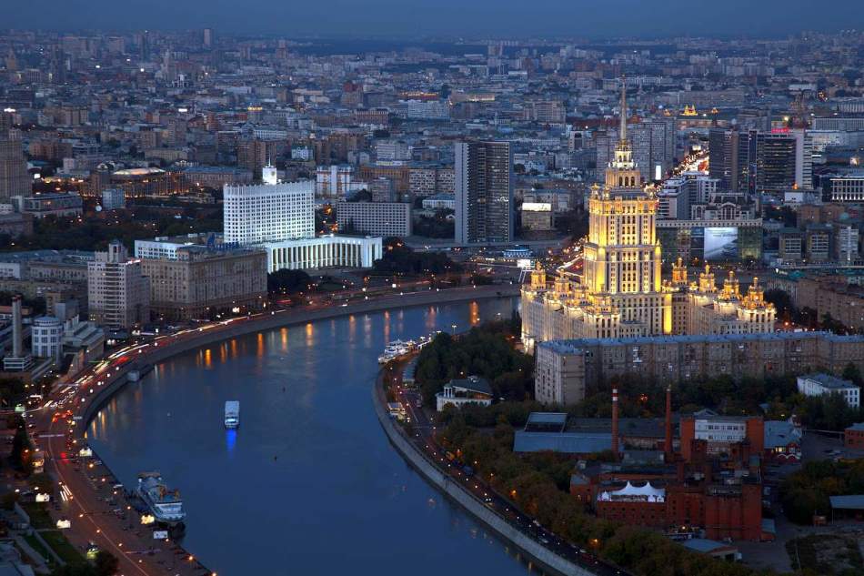 Moskva reka - eno od krajev moči in uganke prestolnice