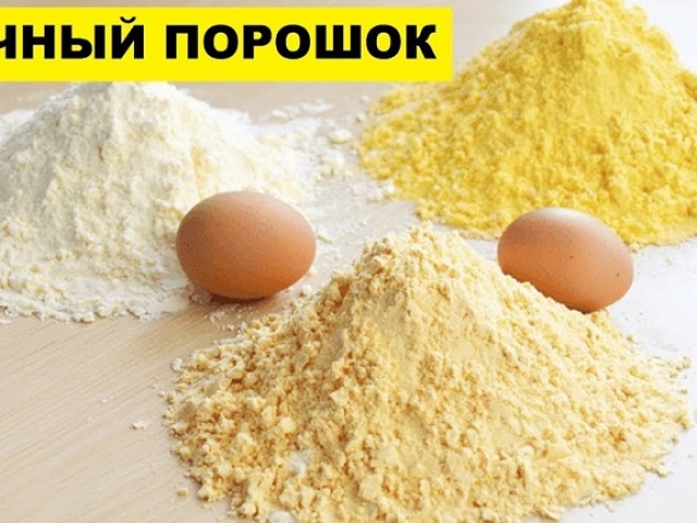 Mit lehet készíteni a tojás tojásporból: koktélok, első és második ételek, sütés és desszertek
