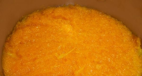 Puré de calabaza con manzanas