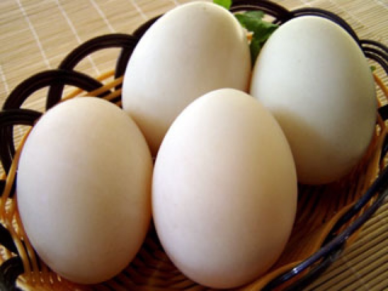 Račje jajčece se aktivno uporabljajo pri izdelavi slaščic
