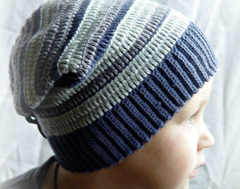Вязание шапки для мальчика