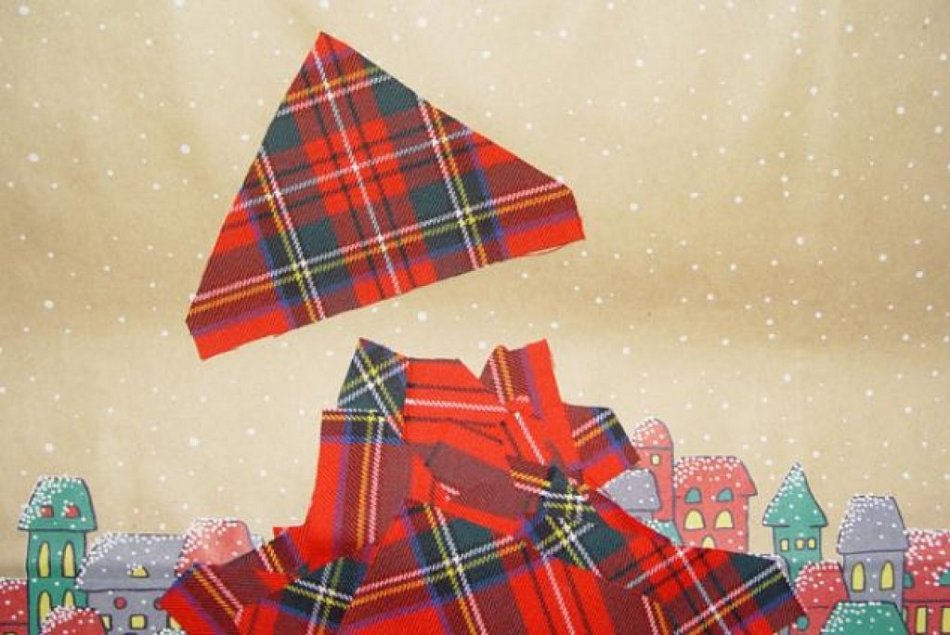 Αυτά είναι τα τρίγωνα που χρειάζονται για έναν χιονάνθρωπο από έναν λαμπτήρα