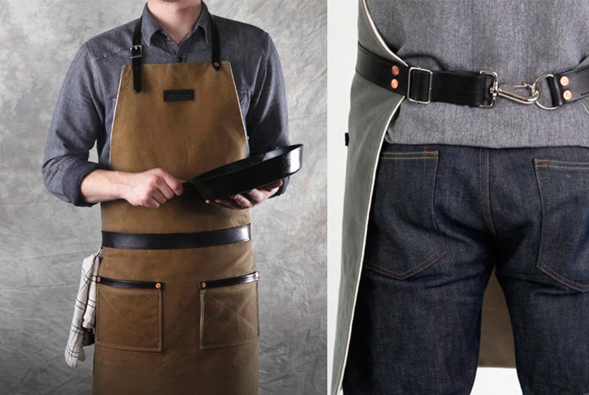 Fashionable, unusual and modern aprons to the kitchen No. 2
