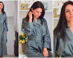 How to sew a robe with a smell with your own hands with a pattern and without a pattern to different sizes: detailed instructions, photos, videos