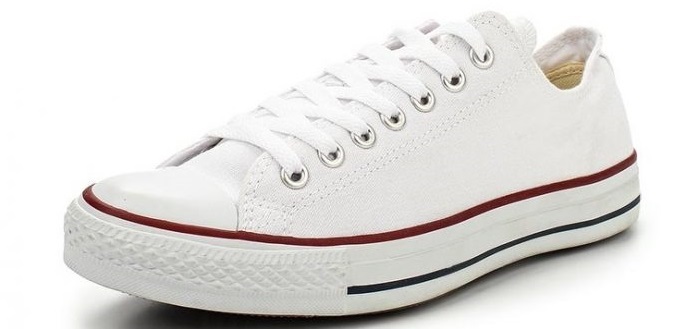 Όλα τα οπτικά λευκά πάνινα παπούτσια του Star Ox