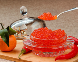 ¿Necesito agregar aceite al recoger la trucha roja caviar? Por qué, receta