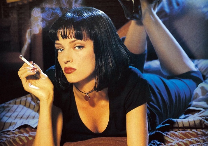 «убить билла» актриса смогла, а вот привычку курения - нет