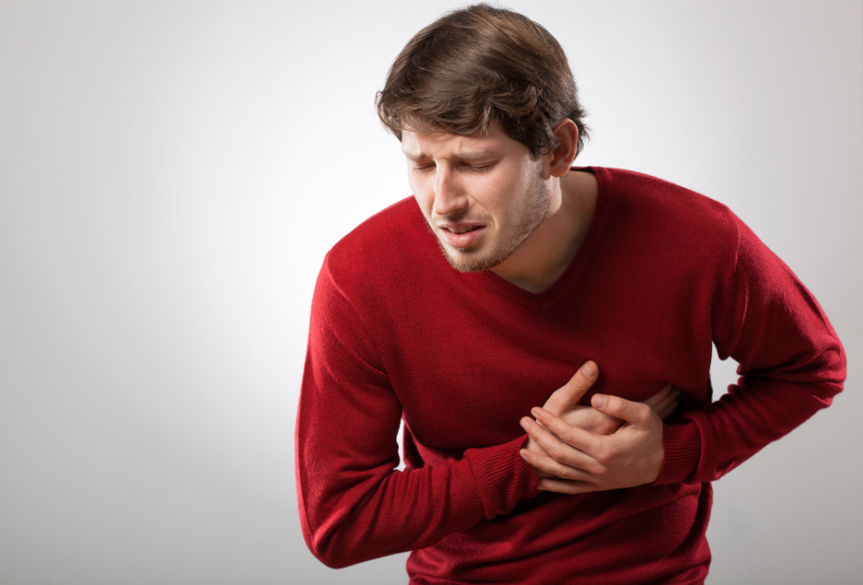 Gejala infark miokard pada orang setelah 30 tahun dan lebih muda