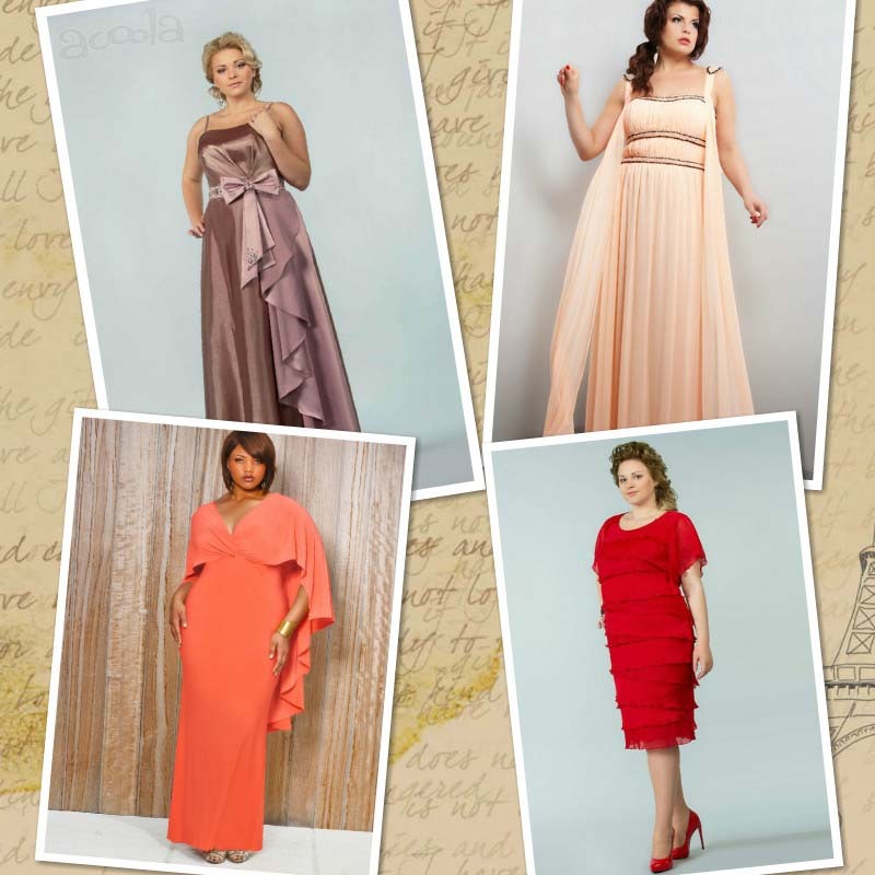 Evening dresses for full