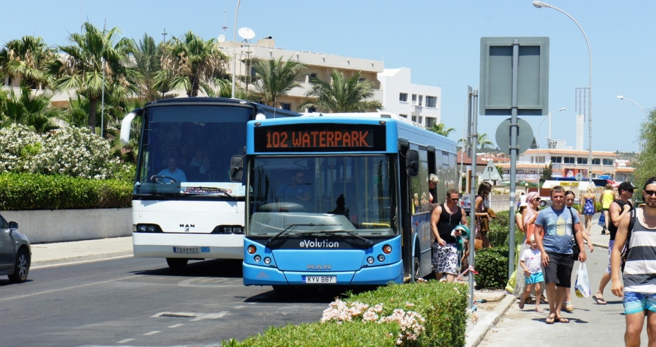 Kıbrıs'ta şehir taşımacılığı