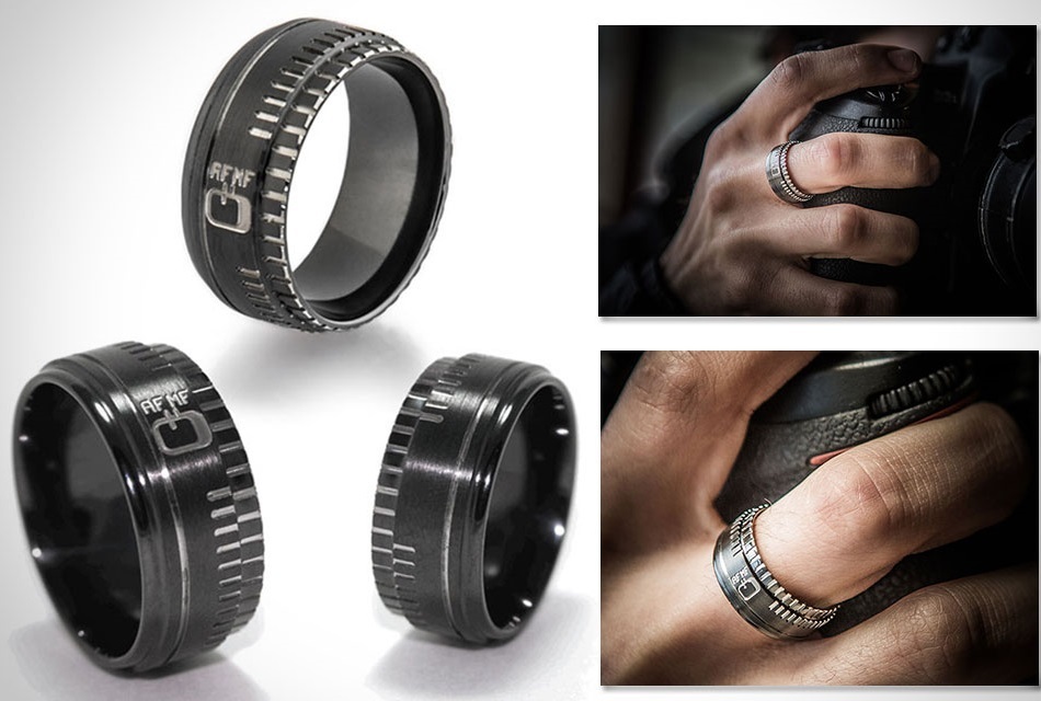 Titan Men's Ring para um fotógrafo